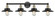 Edison Four Light Bath Vanity in Black Antique Brass (405|616-4W-BAB-M6-BK)