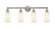 Edison Four Light Bath Vanity in Black Antique Brass (405|616-4W-BAB-G804)