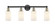 Edison Four Light Bath Vanity in Black Antique Brass (405|616-4W-BAB-G801)