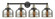 Edison Four Light Bath Vanity in Black Antique Brass (405|616-4W-BAB-G78)