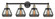 Edison Four Light Bath Vanity in Black Antique Brass (405|616-4W-BAB-G173)
