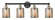 Edison Four Light Bath Vanity in Black Antique Brass (405|616-4W-BAB-G116)