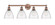 Edison Four Light Bath Vanity in Antique Copper (405|616-4W-AC-GBD-754)