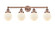 Edison Four Light Bath Vanity in Antique Copper (405|616-4W-AC-G201-6)