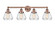 Edison Four Light Bath Vanity in Antique Copper (405|616-4W-AC-G172)