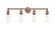 Edison Four Light Bath Vanity in Antique Copper (405|616-4W-AC)