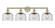 Edison Four Light Bath Vanity in Antique Brass (405|616-4W-AB-G74)