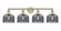 Edison Four Light Bath Vanity in Antique Brass (405|616-4W-AB-G73)