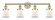 Edison Four Light Bath Vanity in Antique Brass (405|616-4W-AB-G181S)