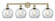 Edison Four Light Bath Vanity in Antique Brass (405|616-4W-AB-G122-8)