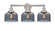 Edison Three Light Bath Vanity in Brushed Satin Nickel (405|616-3W-SN-G73)