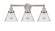 Edison Three Light Bath Vanity in Brushed Satin Nickel (405|616-3W-SN-G44)
