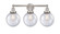 Edison Three Light Bath Vanity in Brushed Satin Nickel (405|616-3W-SN-G204-8)