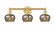Edison Three Light Bath Vanity in Satin Gold (405|616-3W-SG-G96)