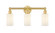 Edison Three Light Bath Vanity in Satin Gold (405|616-3W-SG-G801)
