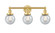 Edison Three Light Bath Vanity in Satin Gold (405|616-3W-SG-G204-6)