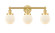 Edison Three Light Bath Vanity in Satin Gold (405|616-3W-SG-G201-6)