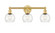 Edison Three Light Bath Vanity in Satin Gold (405|616-3W-SG-G122-6)