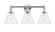 Edison Three Light Bath Vanity in Polished Nickel (405|616-3W-PN-GBC-84)