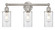 Edison Three Light Bath Vanity in Polished Nickel (405|616-3W-PN-G804)