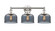 Edison Three Light Bath Vanity in Polished Nickel (405|616-3W-PN-G73)