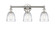 Edison Three Light Bath Vanity in Polished Nickel (405|616-3W-PN-G442)