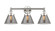 Edison Three Light Bath Vanity in Polished Nickel (405|616-3W-PN-G43)