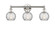 Edison Three Light Bath Vanity in Polished Nickel (405|616-3W-PN-G1215-6)