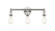 Edison Three Light Bath Vanity in Polished Nickel (405|616-3W-PN)