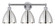Edison Three Light Bath Vanity in Polished Chrome (405|616-3W-PC-MBD-75-PC)