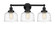 Edison Three Light Bath Vanity in Matte Black (405|616-3W-BK-G713)