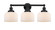 Edison Three Light Bath Vanity in Matte Black (405|616-3W-BK-G71)