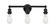 Edison Three Light Bath Vanity in Matte Black (405|616-3W-BK)