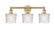 Edison Three Light Bath Vanity in Brushed Brass (405|616-3W-BB-G402)