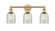 Edison Three Light Bath Vanity in Brushed Brass (405|616-3W-BB-G259)