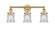Edison Three Light Bath Vanity in Brushed Brass (405|616-3W-BB-G184S)
