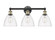 Edison Three Light Bath Vanity in Black Antique Brass (405|616-3W-BAB-GBD-752)
