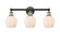 Edison Three Light Bath Vanity in Black Antique Brass (405|616-3W-BAB-G461-6)