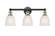 Edison Three Light Bath Vanity in Black Antique Brass (405|616-3W-BAB-G441)