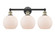 Edison Three Light Bath Vanity in Black Antique Brass (405|616-3W-BAB-G121-8)