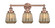 Edison Three Light Bath Vanity in Antique Copper (405|616-3W-AC-G146)