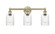 Edison Three Light Bath Vanity in Antique Brass (405|616-3W-AB-G342) Edison Three Light Bath Vanity in Antique Brass (405|616-3W-AB-G342)