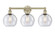 Edison Three Light Bath Vanity in Antique Brass (405|616-3W-AB-G124-8)