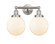 Edison Two Light Bath Vanity in Brushed Satin Nickel (405|616-2W-SN-G201-8)
