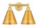 Edison Two Light Bath Vanity in Satin Gold (405|616-2W-SG-MBC-8-SG)