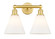 Edison Two Light Bath Vanity in Satin Gold (405|616-2W-SG-GBC-81)
