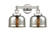Edison Two Light Bath Vanity in Polished Nickel (405|616-2W-PN-G78)
