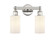 Edison Two Light Bath Vanity in Polished Nickel (405|616-2W-PN-G801)