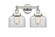 Edison Two Light Bath Vanity in Polished Nickel (405|616-2W-PN-G72)