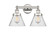 Edison Two Light Bath Vanity in Polished Nickel (405|616-2W-PN-G44)